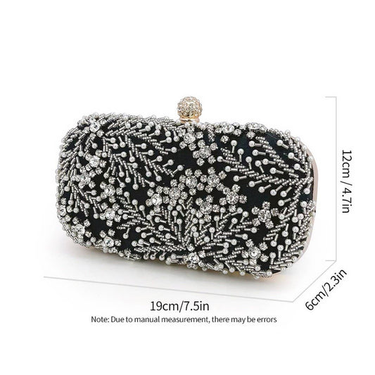 TEMPERAMENTAL HIGH-END NICHE BEADED CLUTCH_CWAB2502