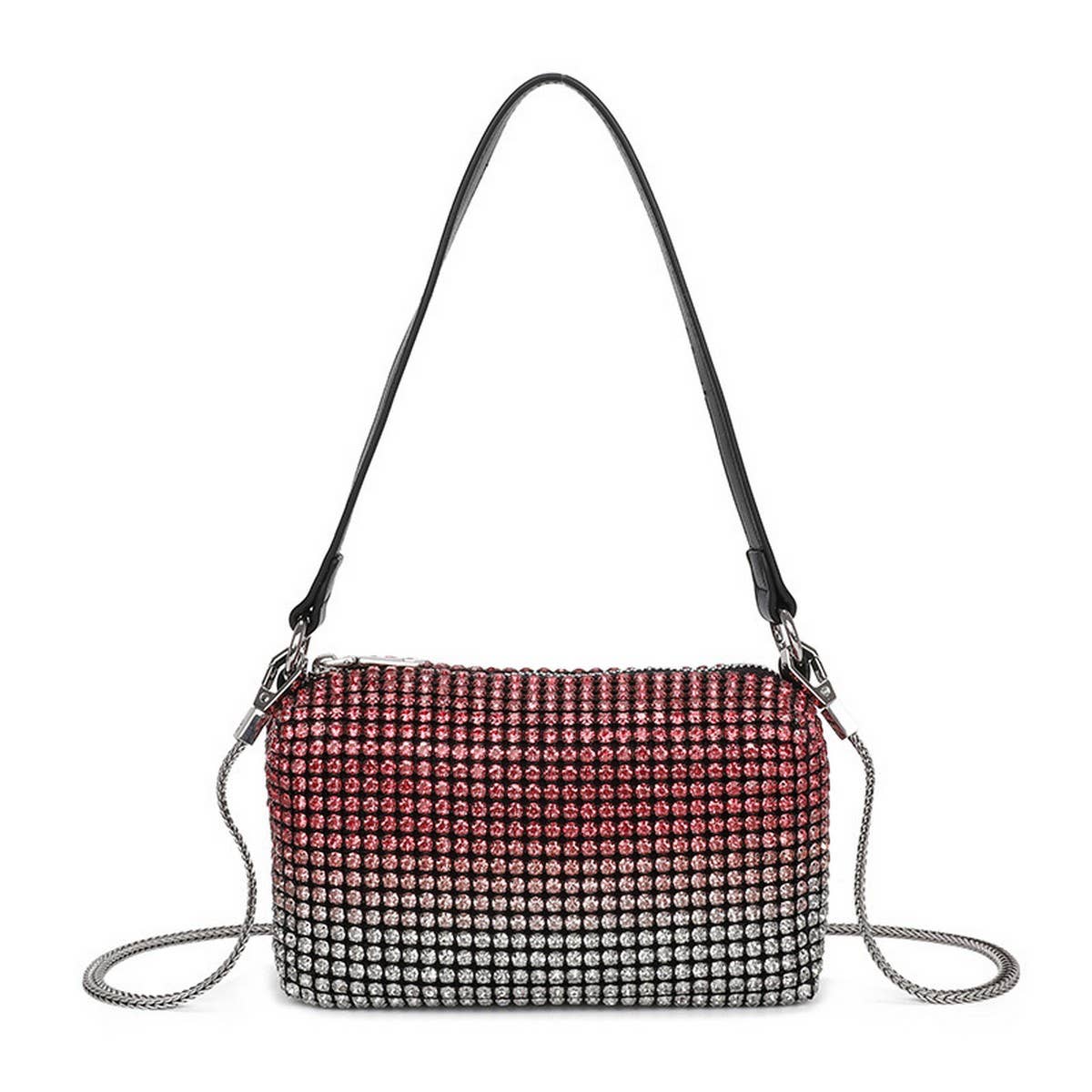 FASHION SMALL SQUARE RHINESTONE EVENING BAG_CWAB3581