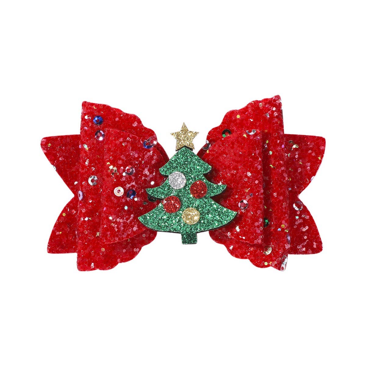 Christmas Antler Bow Clip for Kids Party