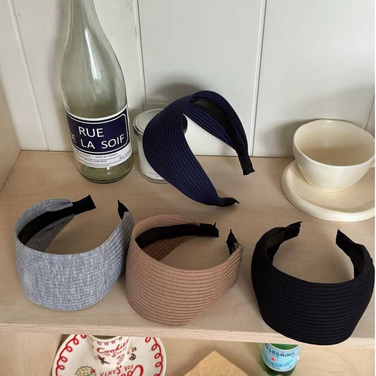 RETRO SIMPLE WIDE BRIM HEADBAND HEADBAND_CWAHA4036