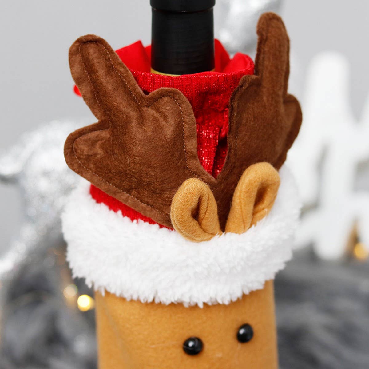 Santa Claus Wine Bottle Cover for Christmas_CWAJE05401