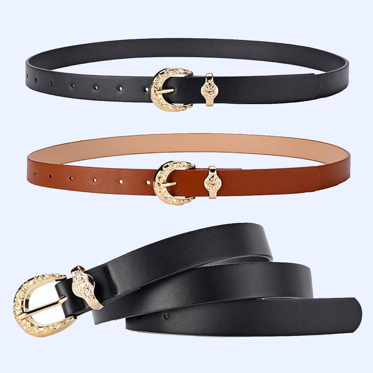 2024 NEW STYLE SIMPLE SOLID COLOR PIN BUCKLE BELT_CWABE0357