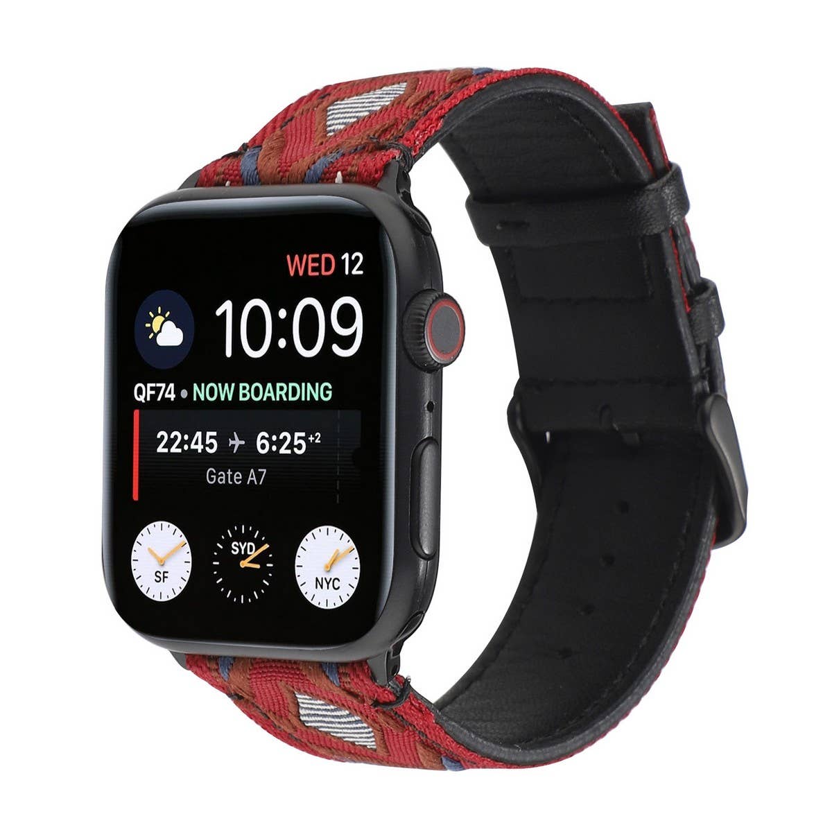 APPLE WATCH/IWATCH9 ETHNIC STYLE LEATHER STRAP_CWWW0059