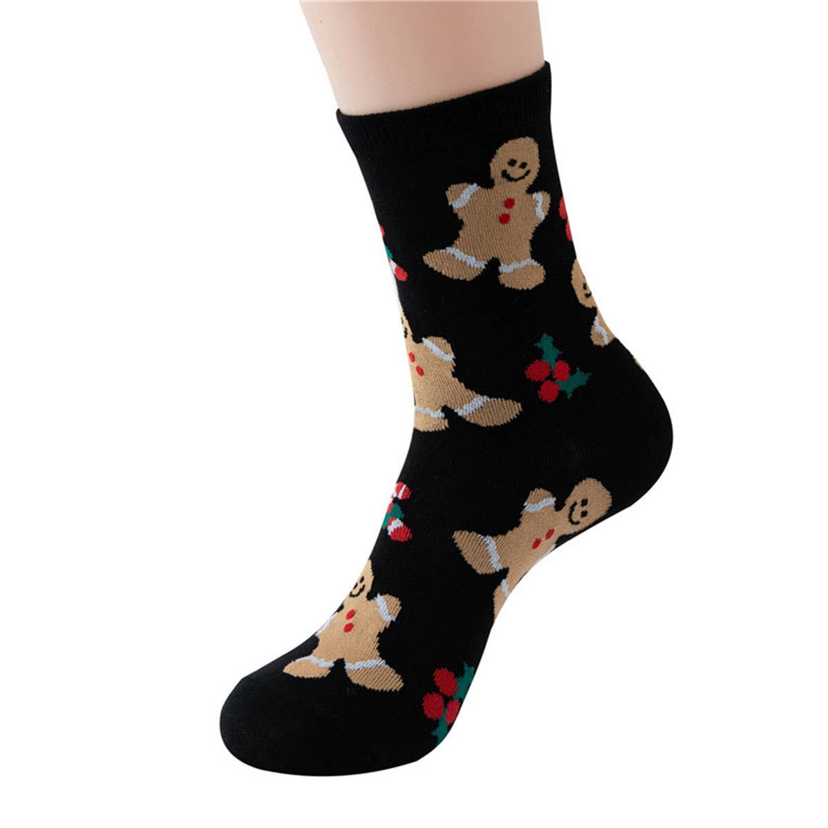 SANTA CLAUS CUTE CHRISTMAS PATTERN CREW SOCKS