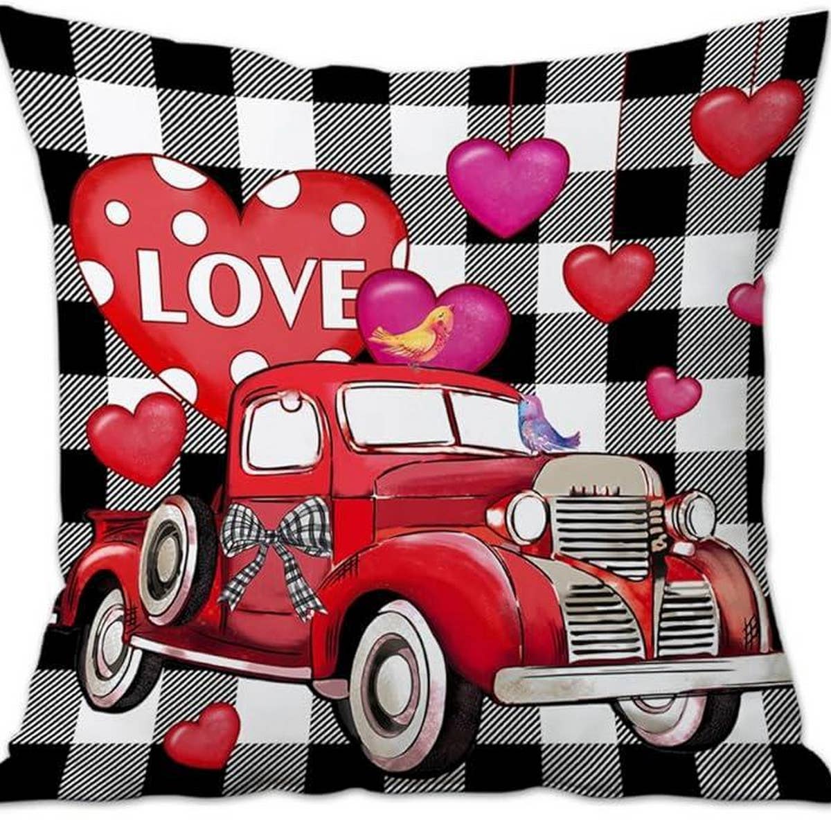 LOVE VALENTINE'S DAY PILLOW COVER