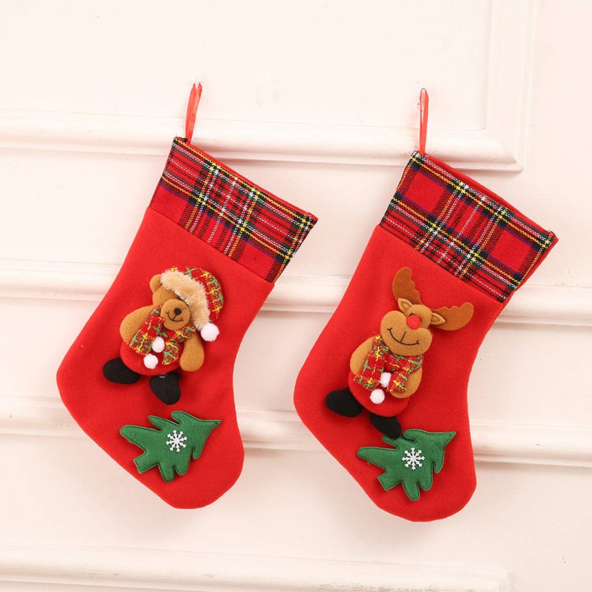 NEW CARTOON CHRISTMAS SOCKS GIFT BAG