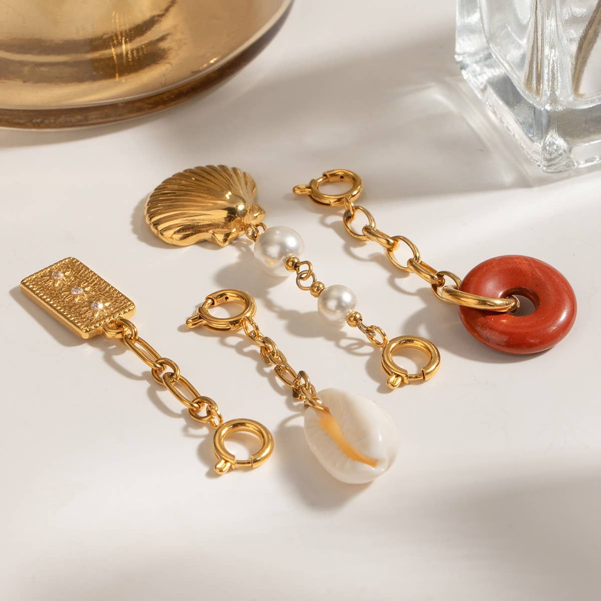 STAINLESS STEEL DIY PEARL PENDANT JEWELRY_CWMM4678