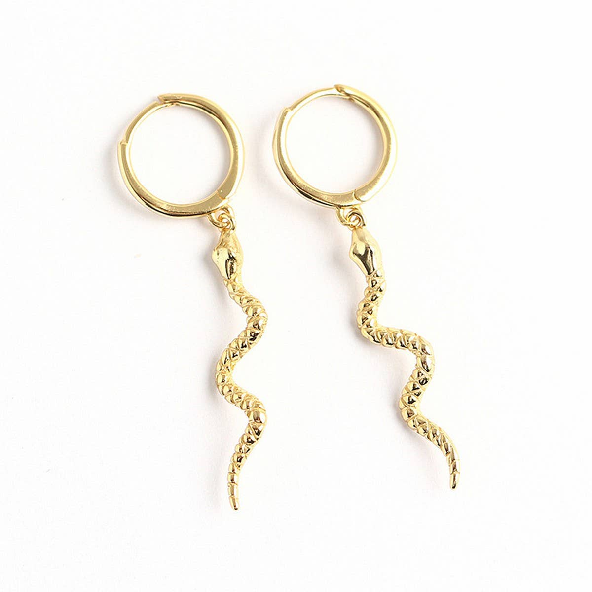 PERSONALIZED EXAGGERATED LONG SNAKE EARRINGS_CWAJE1725