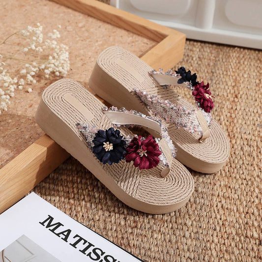 2024 NEW OUTER WEAR THICK-SOLED WEDGE SLIPPERS_CWSHS0721