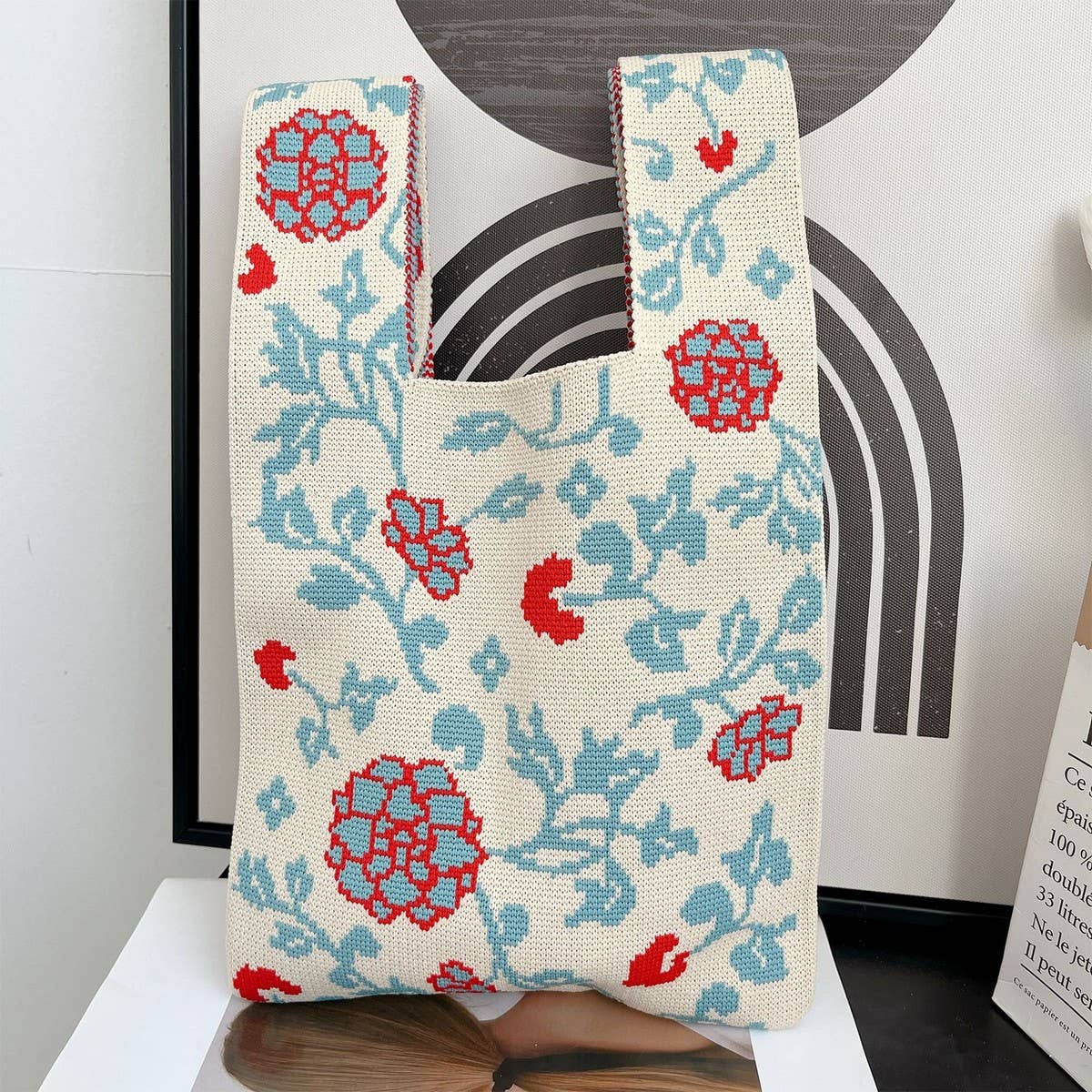 CWAB06033_CASUAL KNIT HANDBAG WOMEN¡¯S SHOULDER TOTE BAG