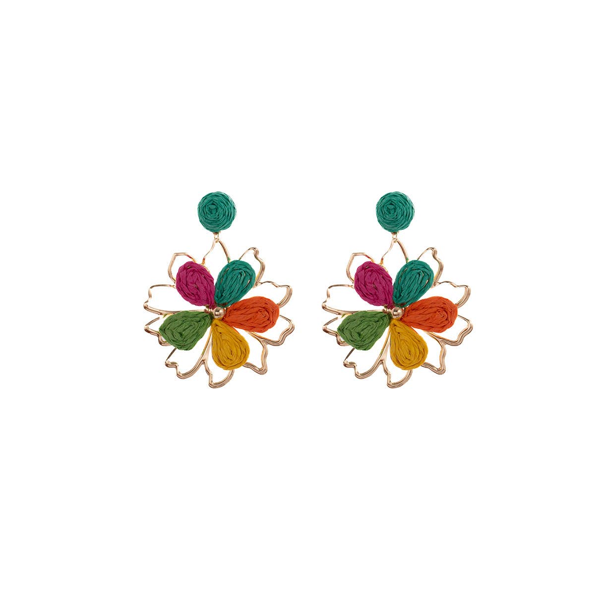 Dopamine vacation-style sweet earrings