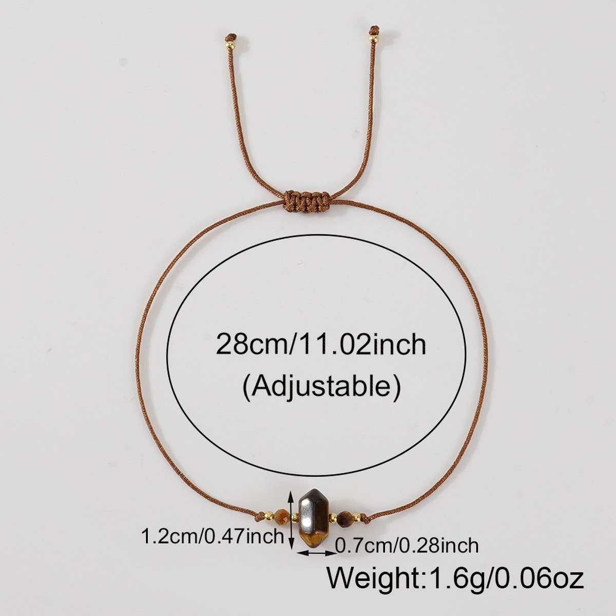 AMETHYST SEMI-PRECIOUS GEMSTONE BRACELET_CWAB4642