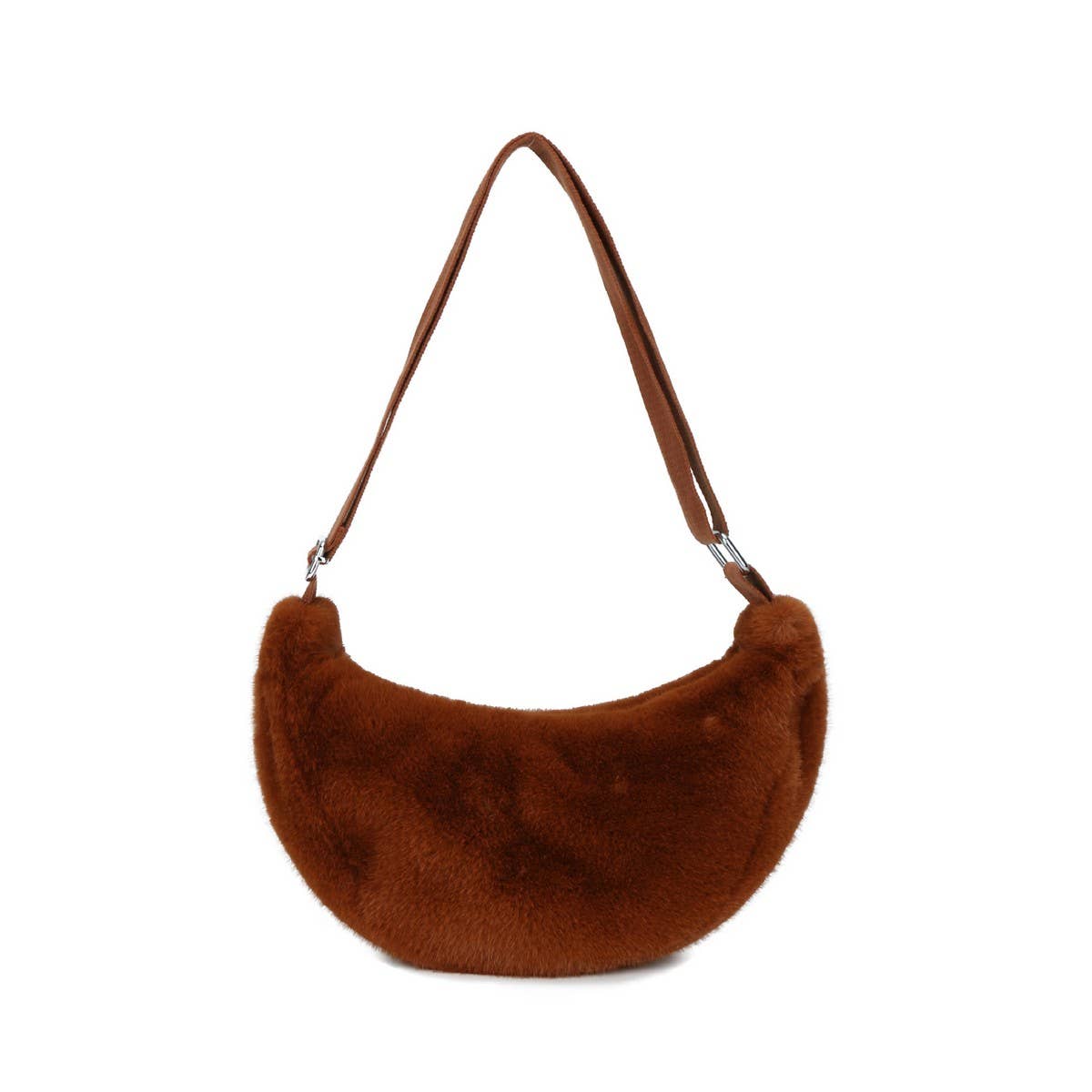 WINTER LIGHT CASUAL VERSATILE SHOULDER PLUSH BAG_CWAB3920