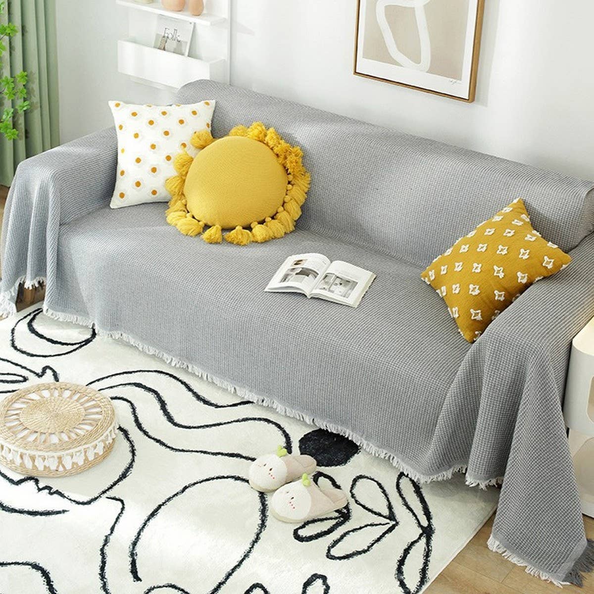 All Cover Couch Blanket for 1?? Seat Sofa_CWMM9639