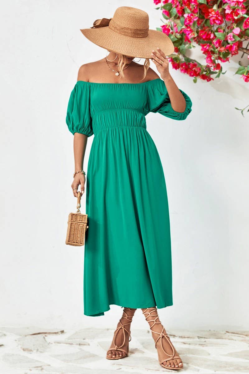 CWDMD4607_2025 NEW FRESH AND SWEET ONE-SHOULDER DRESS