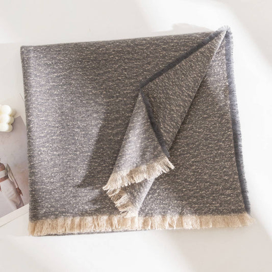 VINTAGE SCARF WITH FLORAL PATTERN