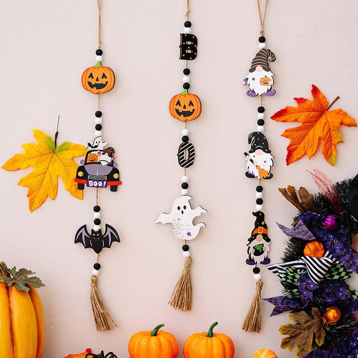 HOME HALLOWEEN BEAD PENDANTS