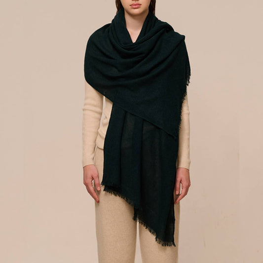 Unisex Yak Wool Shawl ? Warm Oversized Scarf