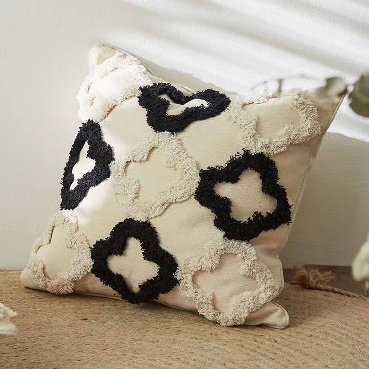 Luxury White Green Sofa Pillow Cover Modern Cushion