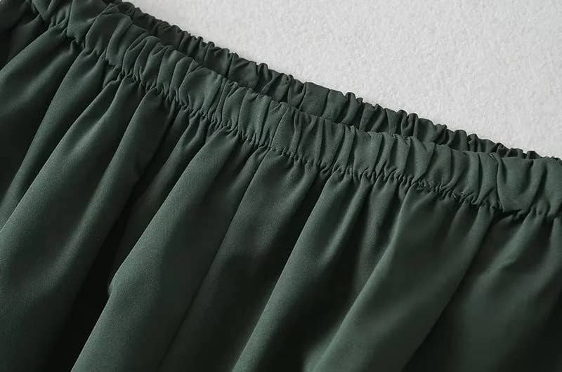 Trendy Drawstring Side Casual Elastic Waist Pants