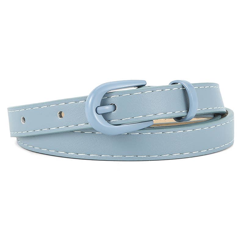 Versatile commuting pin buckle simple belt