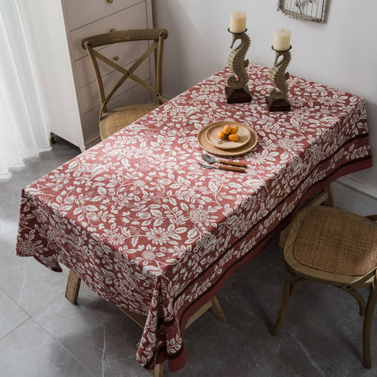 RECTANGULAR GEOMETRIC STRIPED TABLECLOTH_CWMM0961