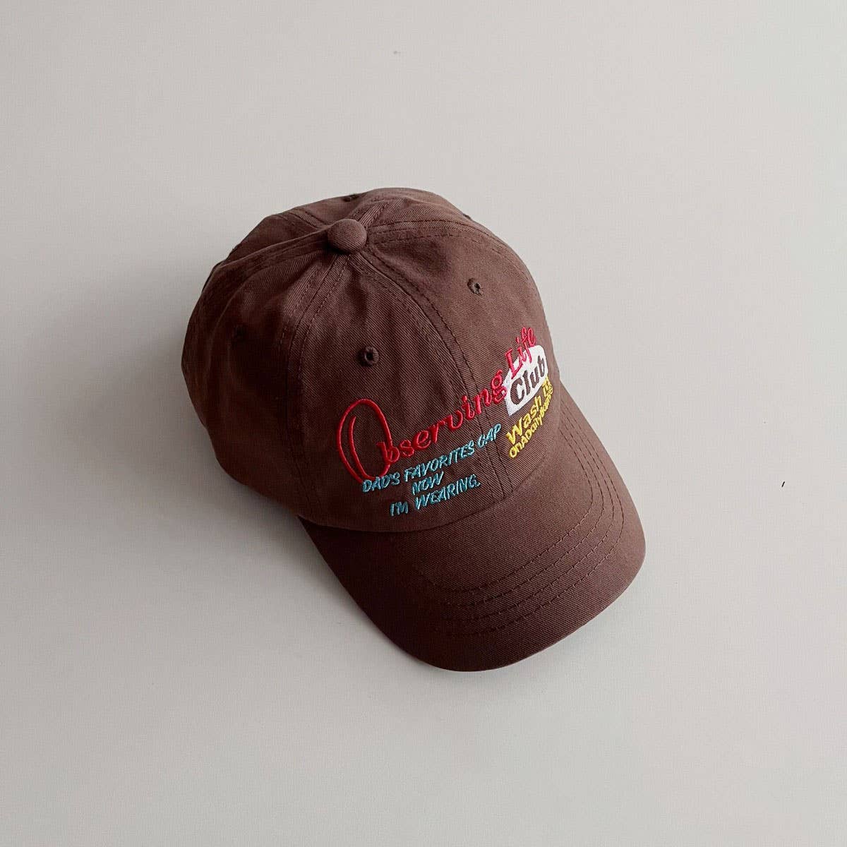 CHILDREN'S STYLISH EMBROIDERED BASEBALL CAP_CWAH2883