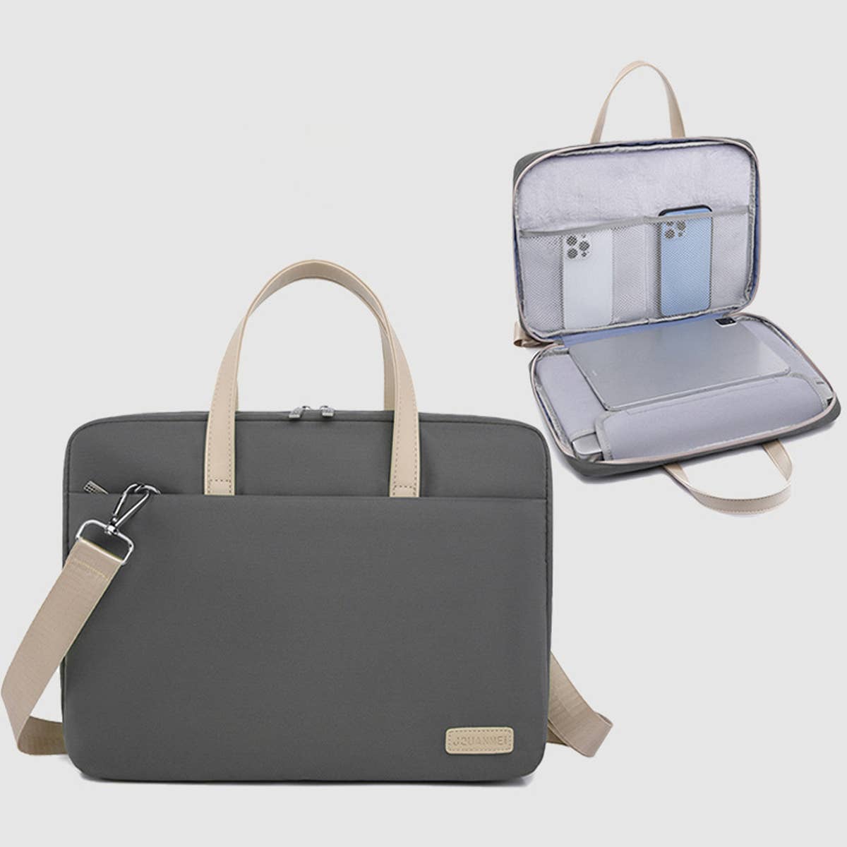 SHOULDER 16 INCH PORTABLE BRIEFCASE LAPTOP BAG_CWAB2170