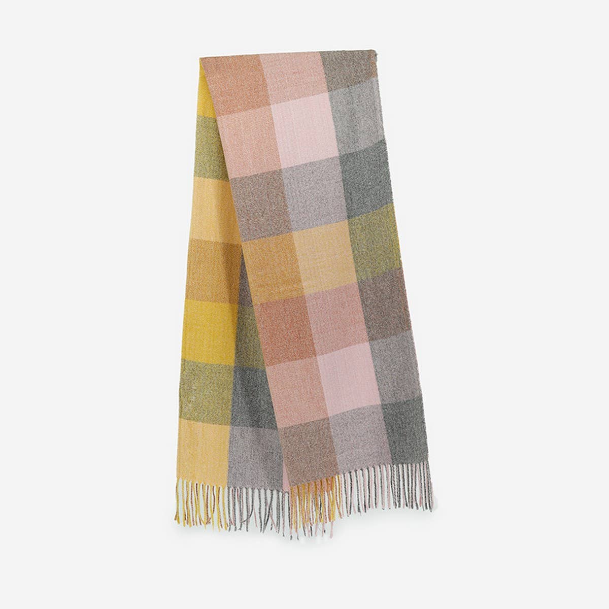 Plaid Scarf - Unisex Thick Warm Winter Shawl_CWASC1096