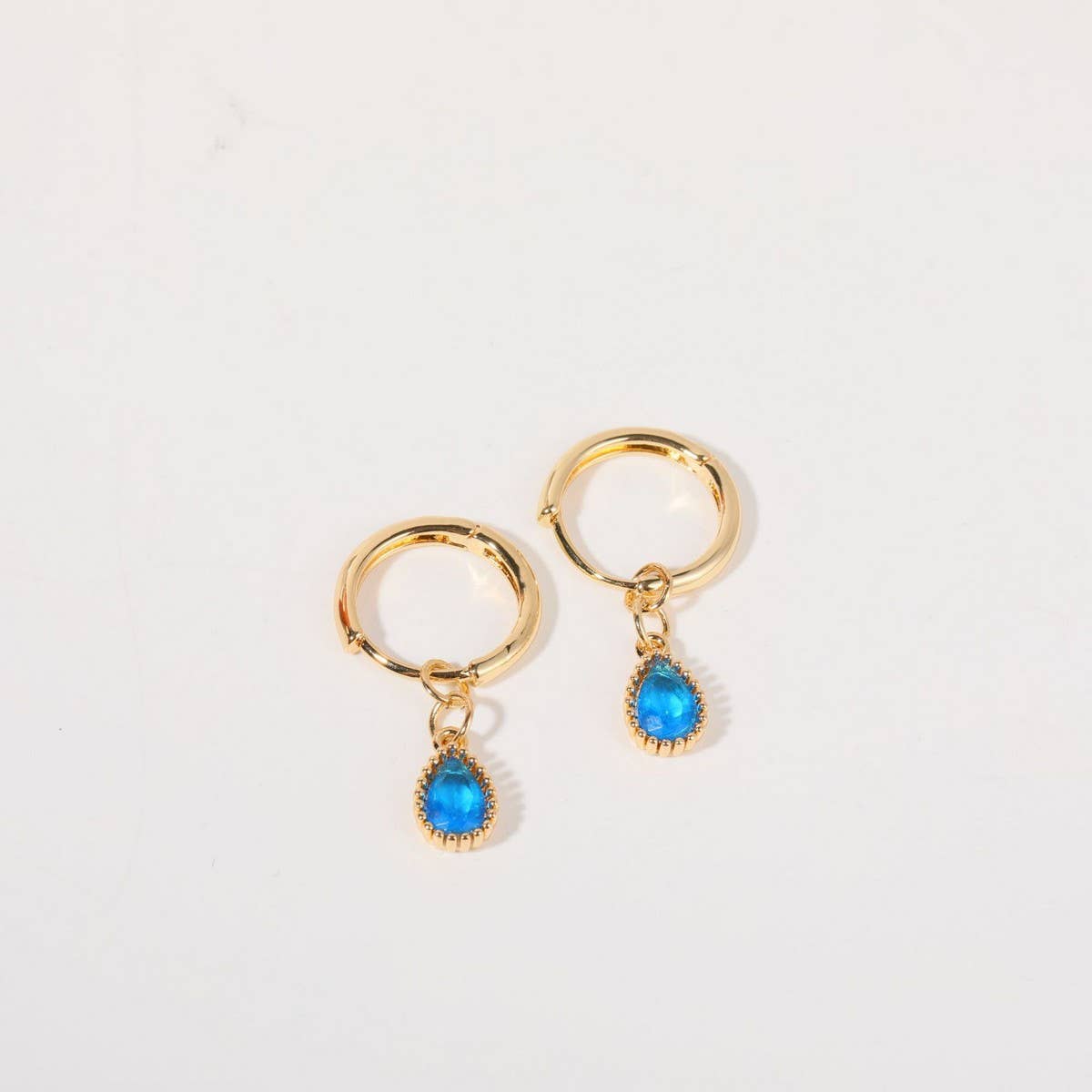 Colorful Birthstone Earrings Teardrop Earrings