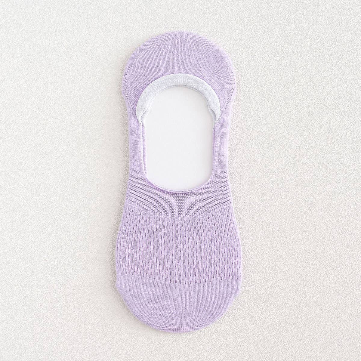 Mesh  Solid No Show Socks For Breathable Summer