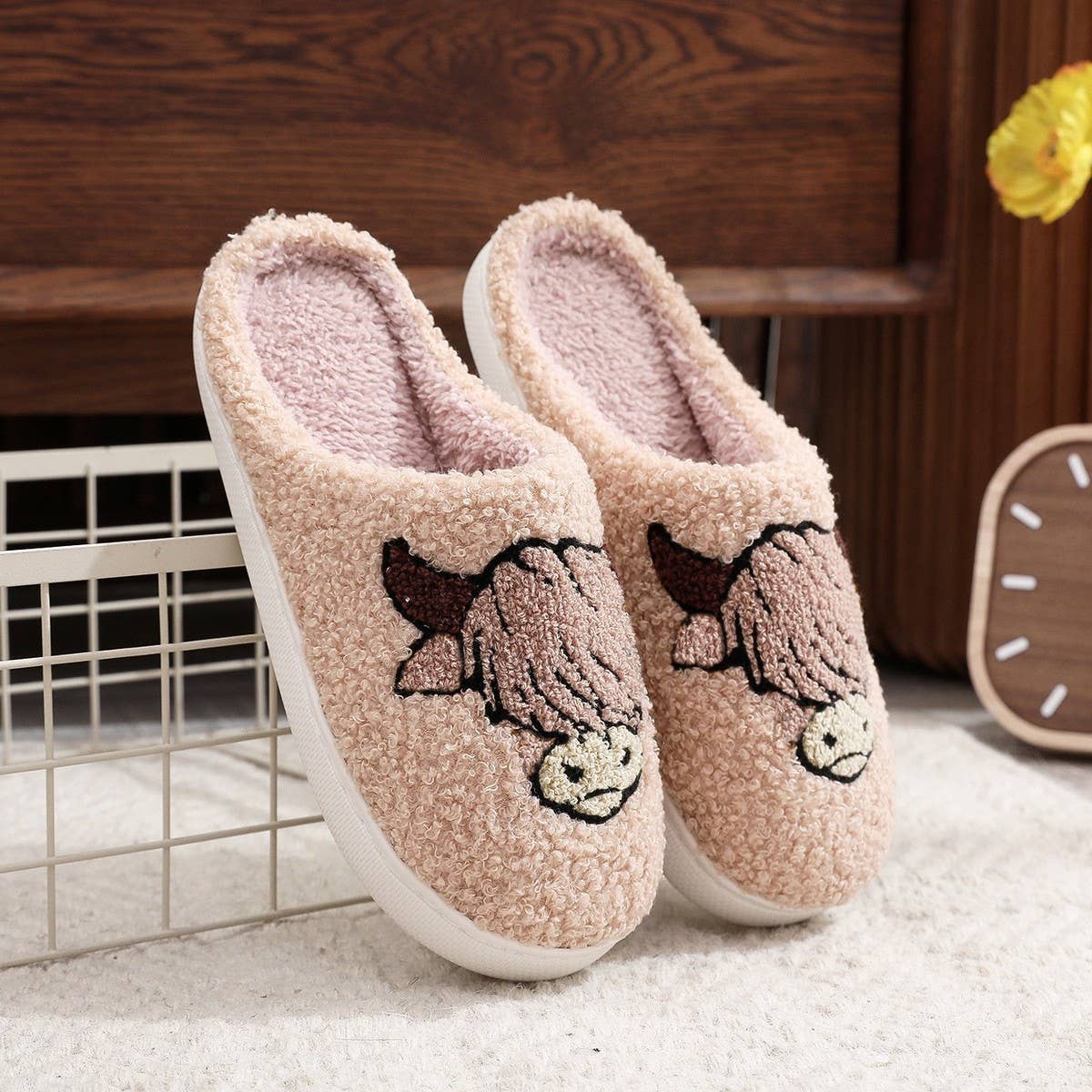 CHRISTMAS HOT-SELLING ANIMAL PRINT COTTON SLIPPERS