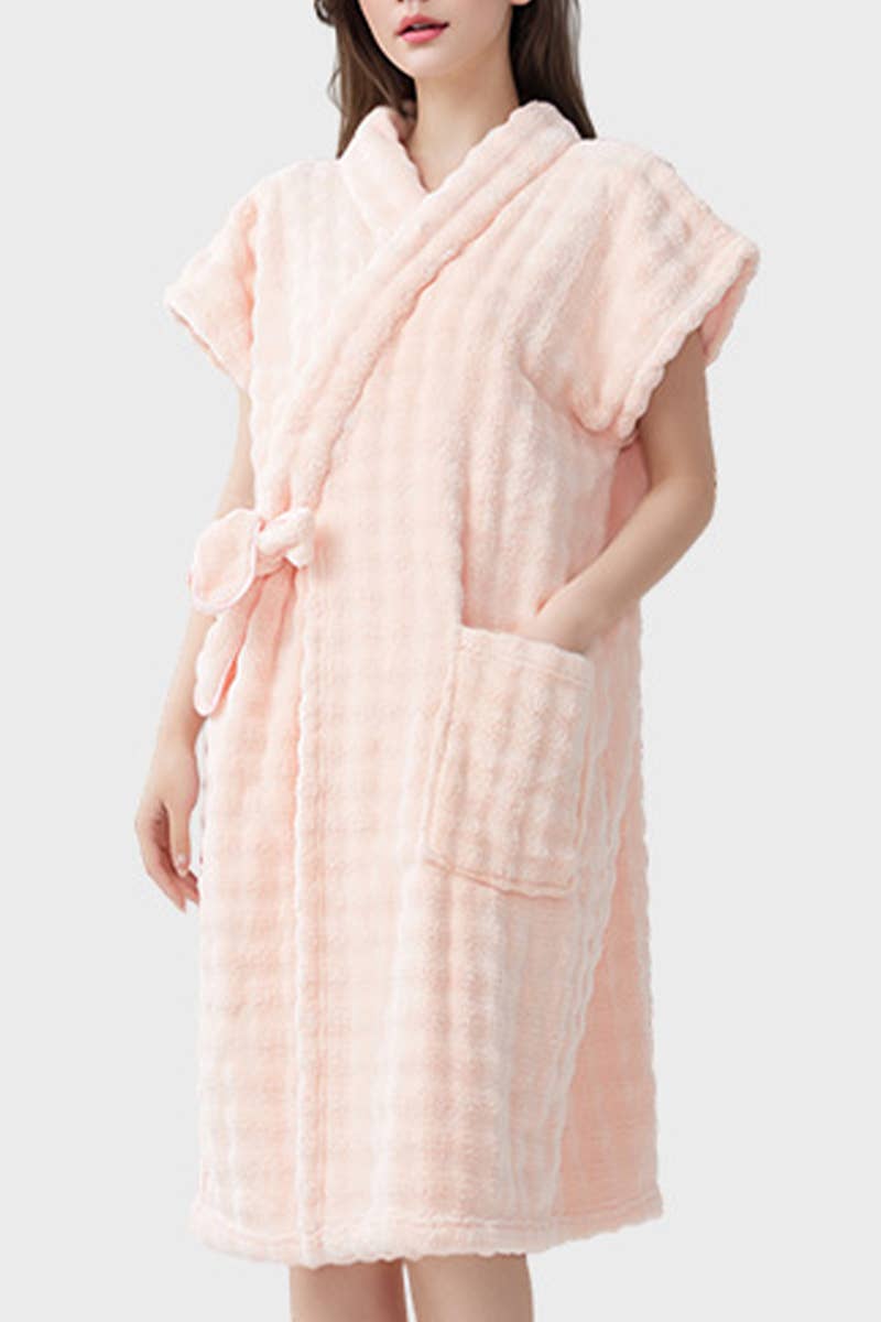 CWMM8290_SUMMER BUBBLE FLEECE WEARABLE BATH TOWEL