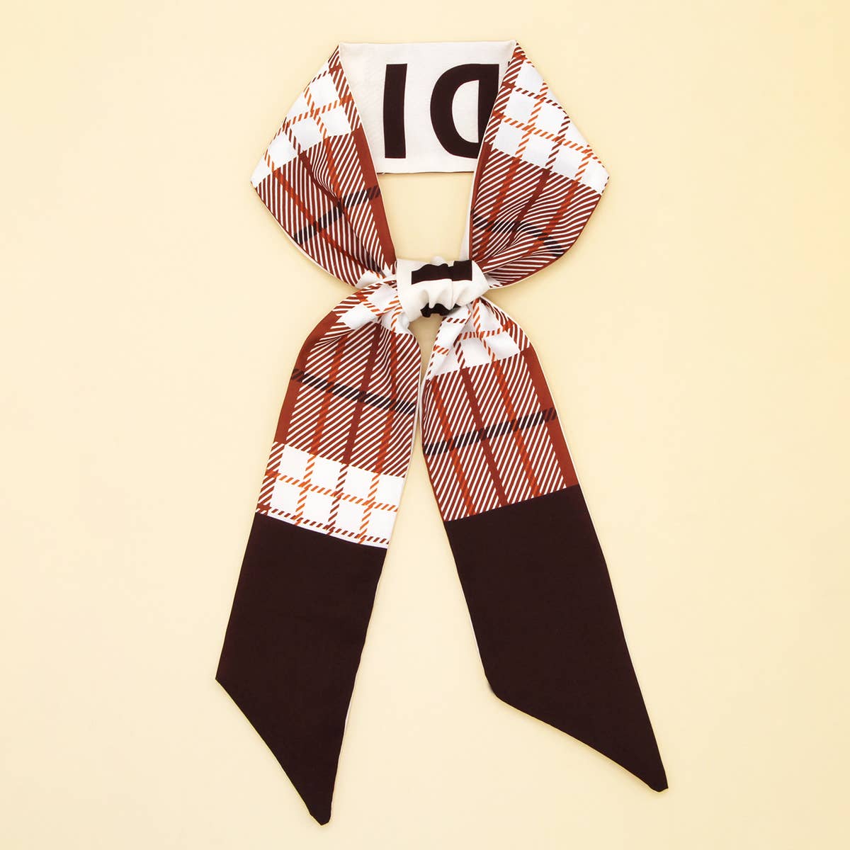 Long Versatile Silk Scarf - Bow Tie Headband