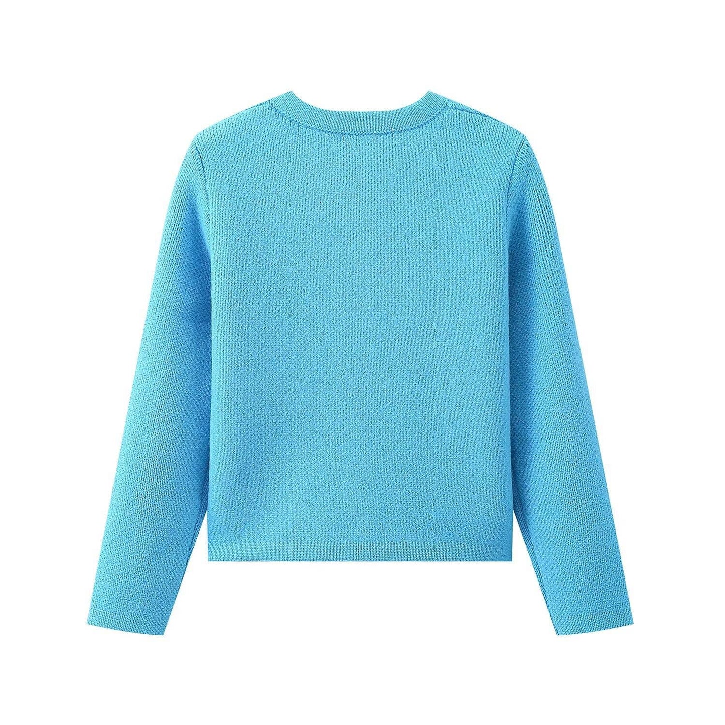 SIMPLE SINGLE BREASTED CARDIGAN WITH POCKETS