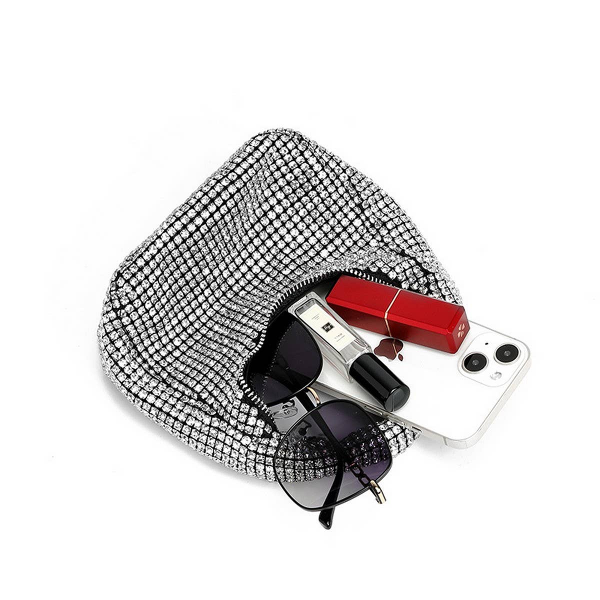 FASHIONABLE AND VERSATILE RHINESTONE EVENING BAG_CWAB3597