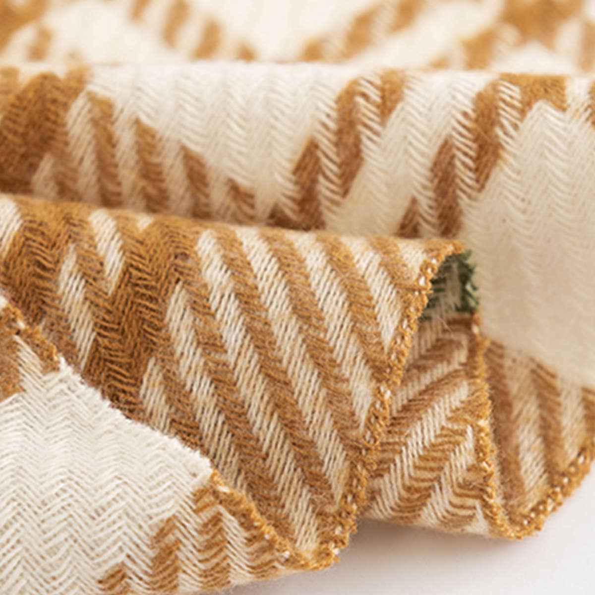 WOMEN SIMPLE PLAID WARM SCARF