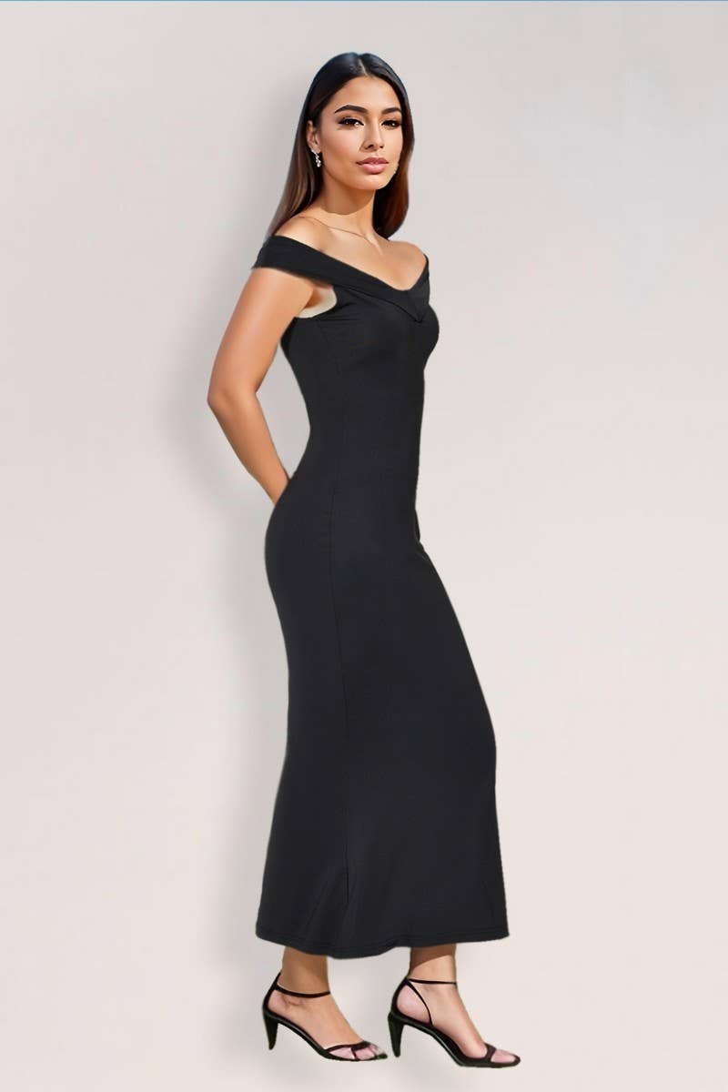 CWDMD4994_SUMMER SEXY OFF-SHOULDER BODYCON MAXI DRESS