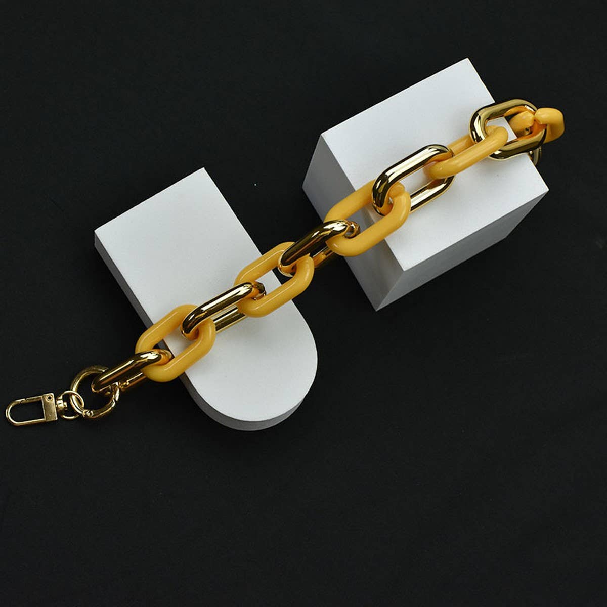 11.81"Acrylic Chain Handle, Multi-color Bag Strap_CWMM5090