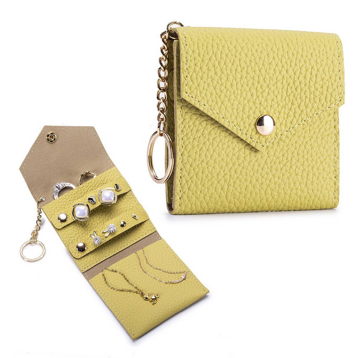 Fashion Leather Jewelry Pouch?Portable Organize_CUAB00378