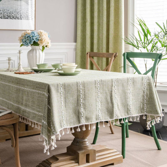 GREEN HOLLOW PASTORAL FRESH TABLECLOTH