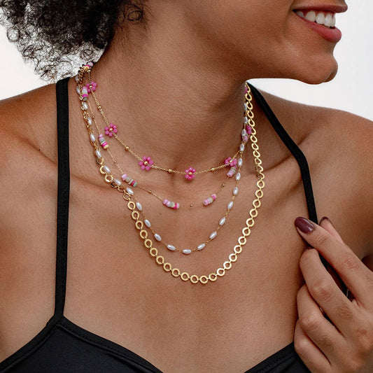 COLORFUL AND BRIGHT PERSONALITY NECKLACE