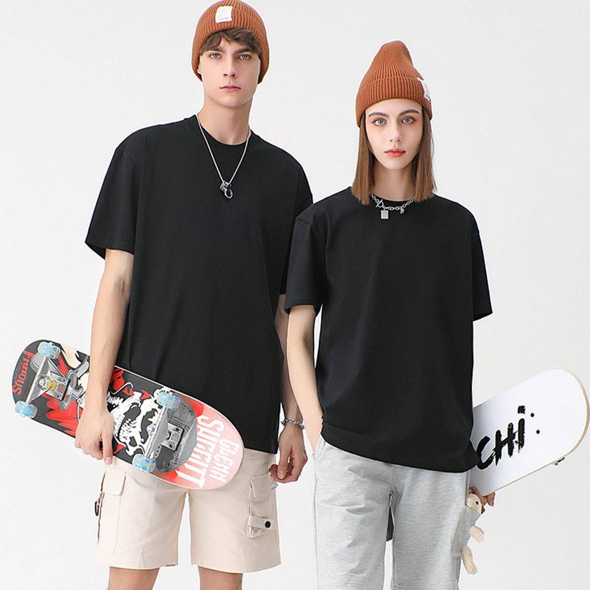 230g Heavyweight Combed Cotton T-Shirt ??Blank & Oversized