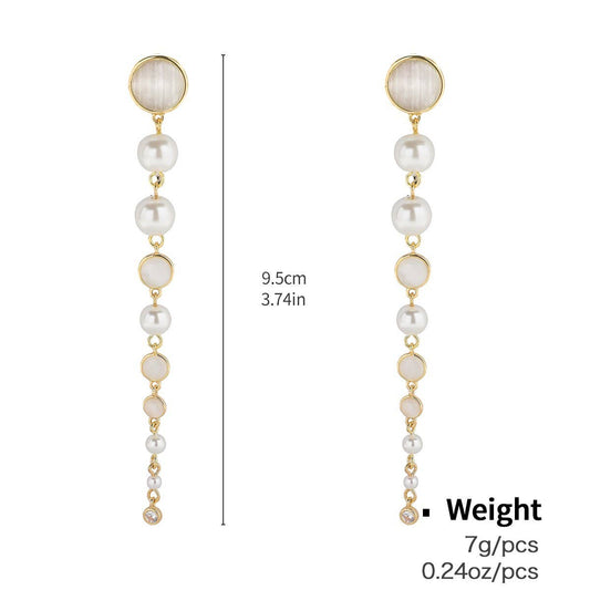 SMALL FRESH BOW PEARL INLAID ZIRCONIUM EARRINGS_CWAJE2851