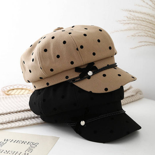 2024 NEW OUTDOOR SUNSHADE POLKA DOT BUCKET HAT_CWAB2853