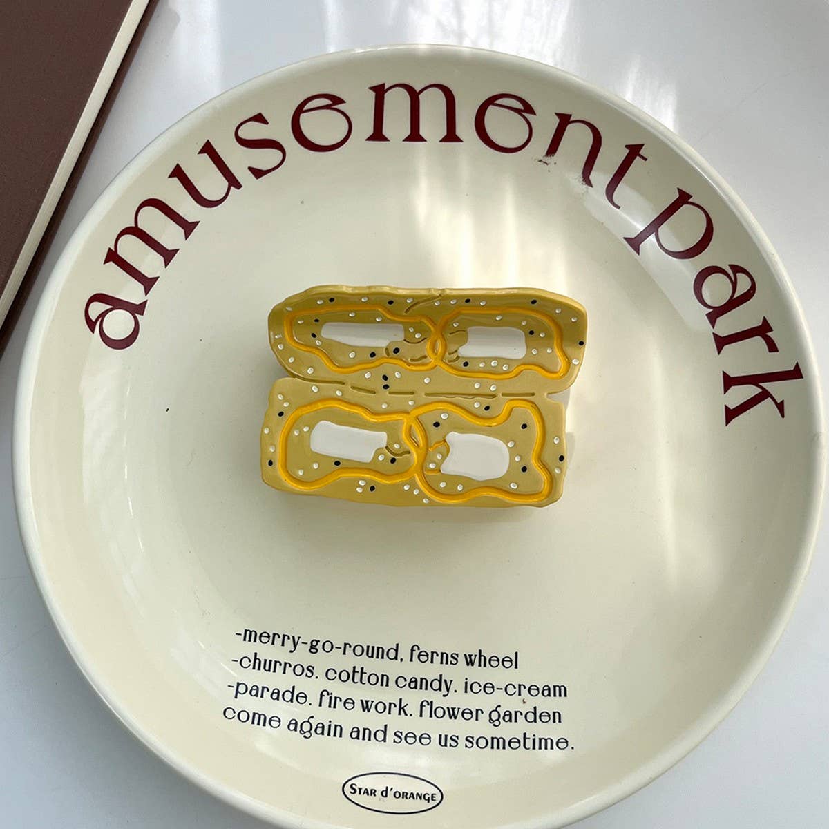 Sweet Fruit Claw Clip ? Carrot Apple Pear Hairpin