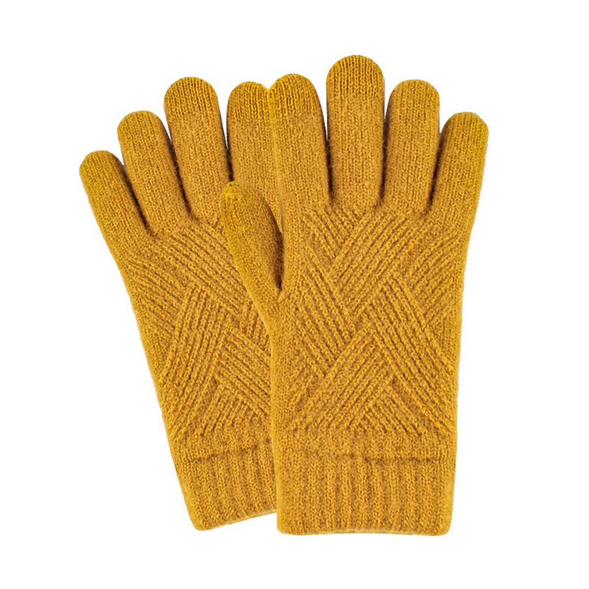 WINTER WOMEN'S TOUCH SCREEN KNITTED GLOVES_CWAG0375