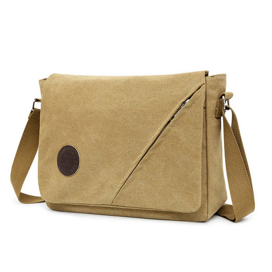 VINTAGE BACK-TO-SCHOOL CANVAS SATCHEL_CWAB2215
