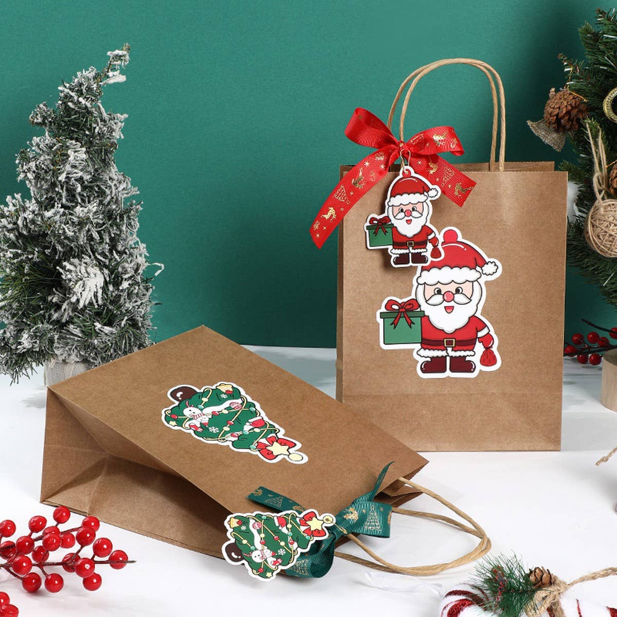 CWMM9361_CHRISTMAS CHILDREN'S GIFT PACKAGING BAG TOTE BAG