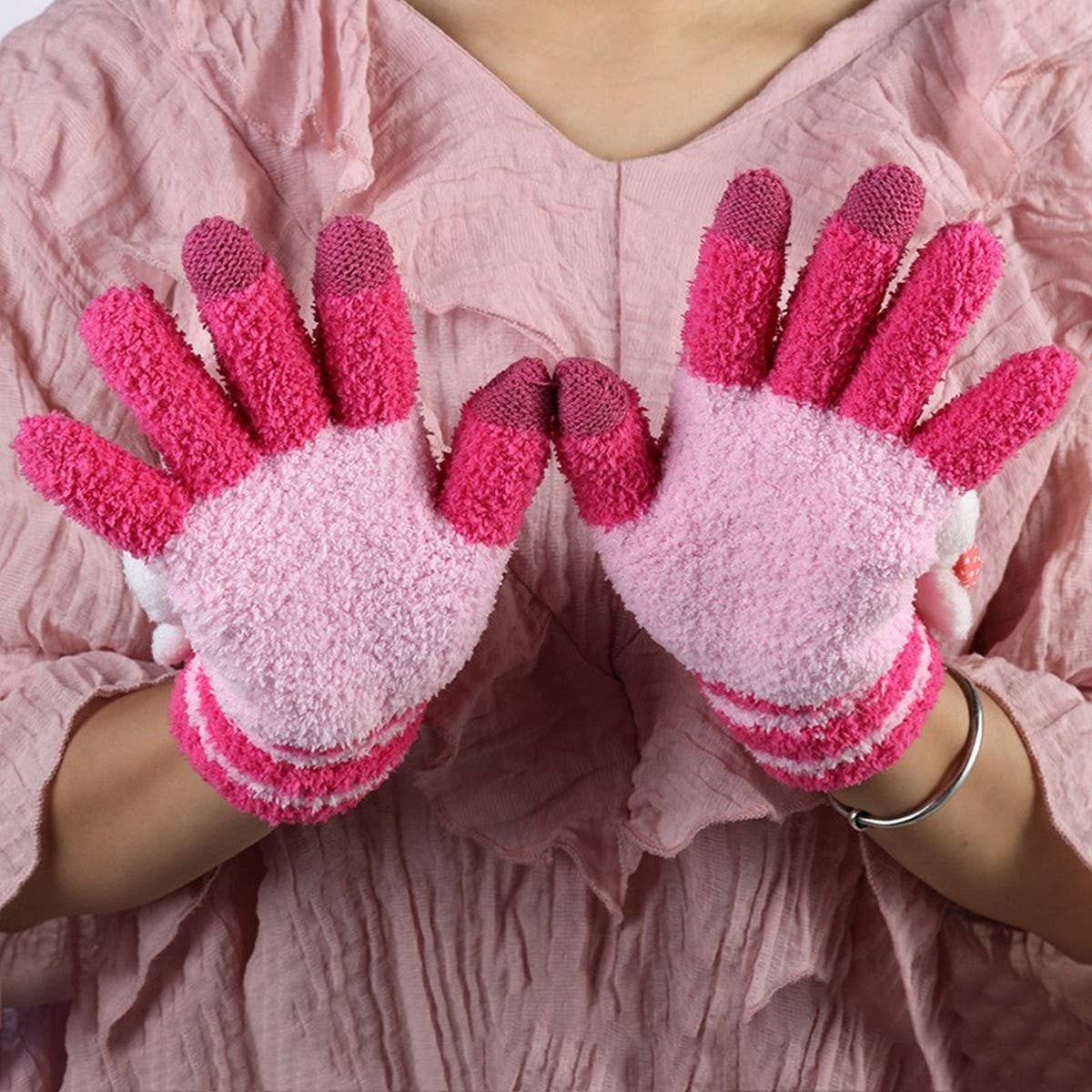 WINTER WARM CYCLING GLOVES FOR OLDER KIDS_CWAG0154